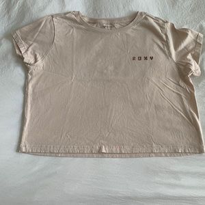 Roxy cropped tee